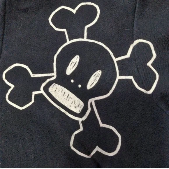 Paul Frank Black Hoodie with Skull Design - Picture 4 of 7